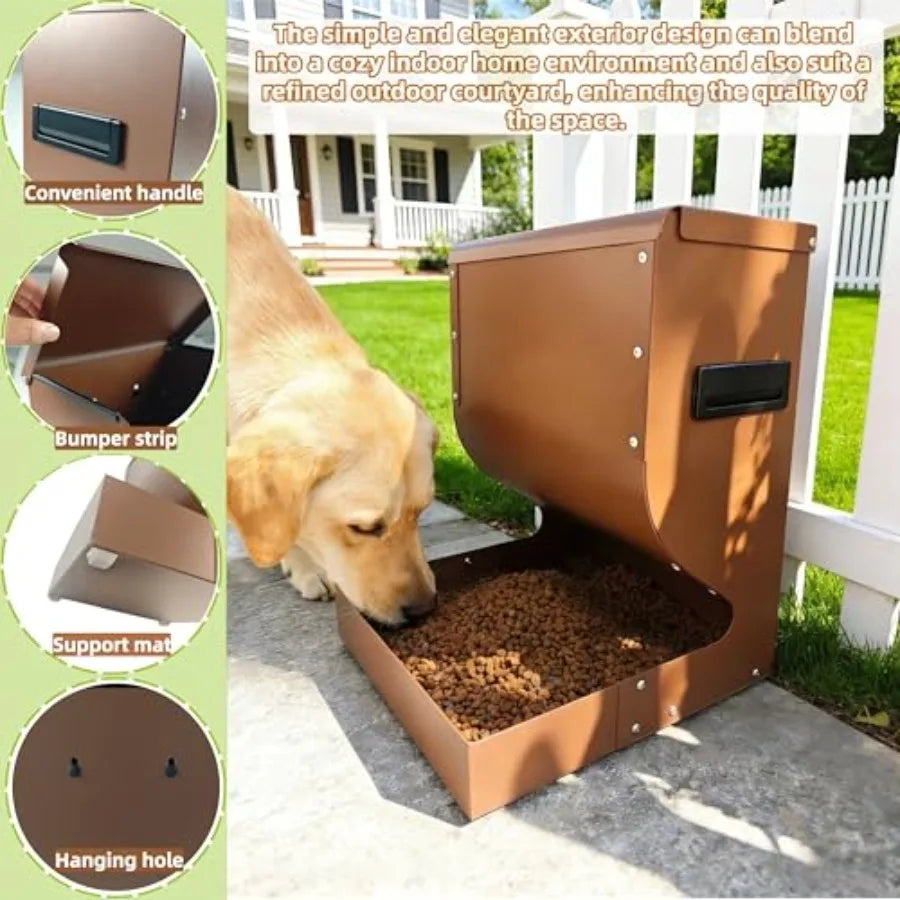 Gravity Automatic Dog Feeder Indoor Outdoor Use For Dogs