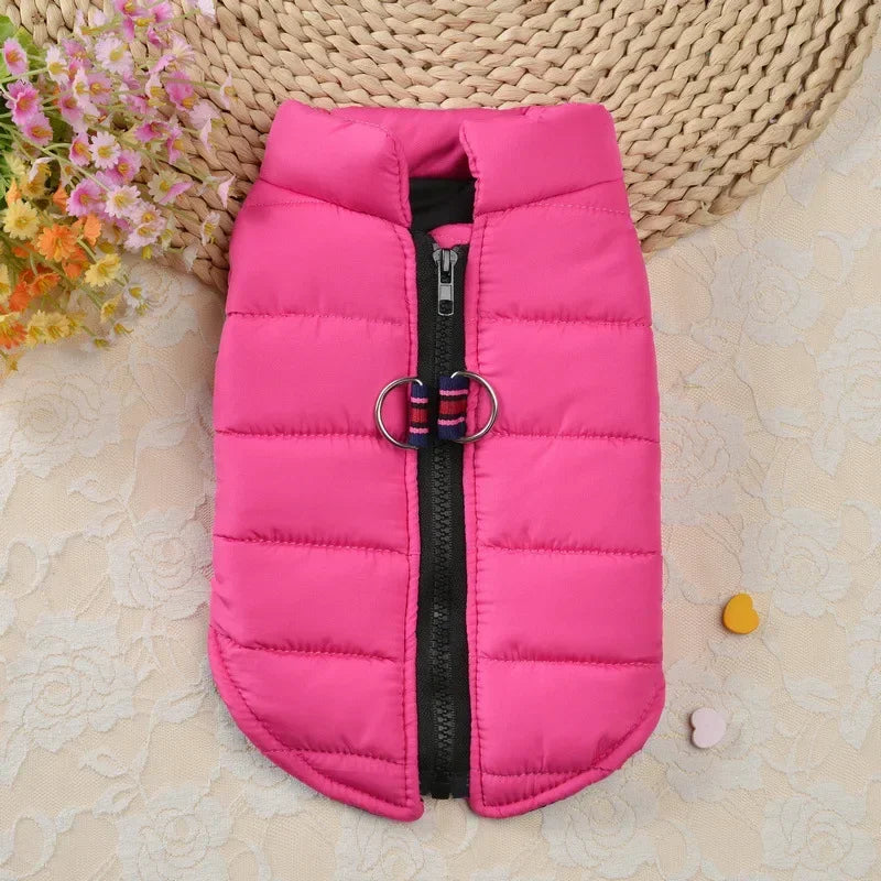 Winter Windproof Dog Coat Jacket Padded Clothing for Small Breeds