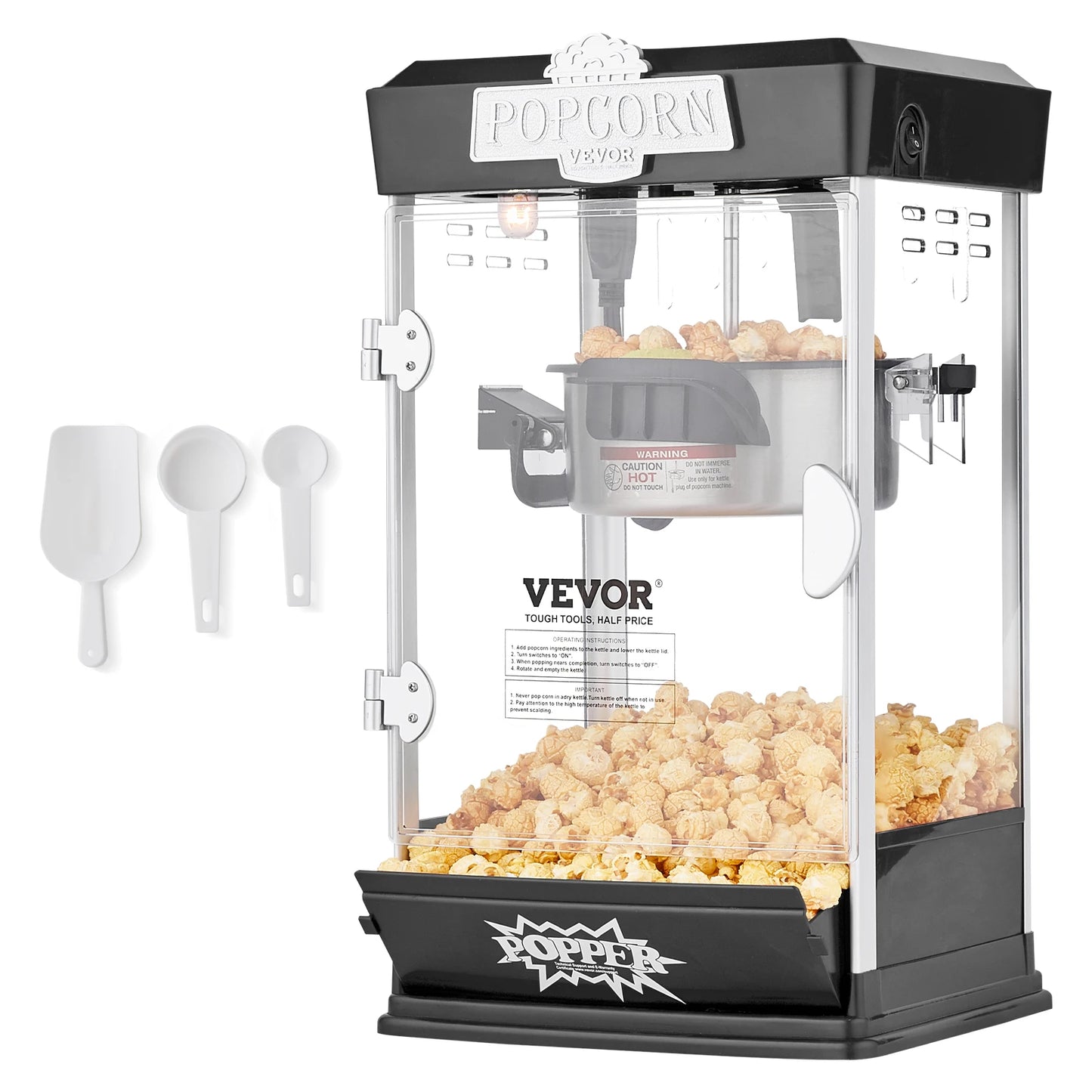 SucceBuy Commercial Popcorn Maker 1.5 Gal Per Batch Countertop Machine