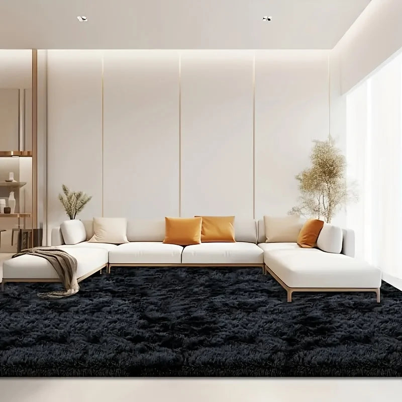 Plush Geometric Area Rug For Bedroom And Living Room