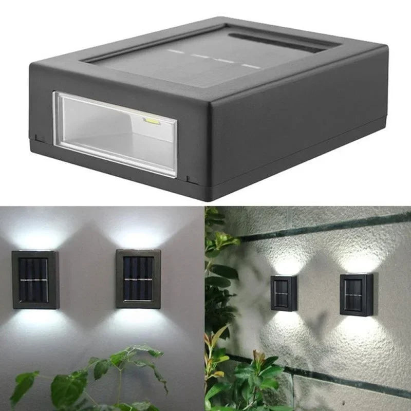 AlliLit Wall Solar Light Waterproof Garden LED Outdoor Lamp