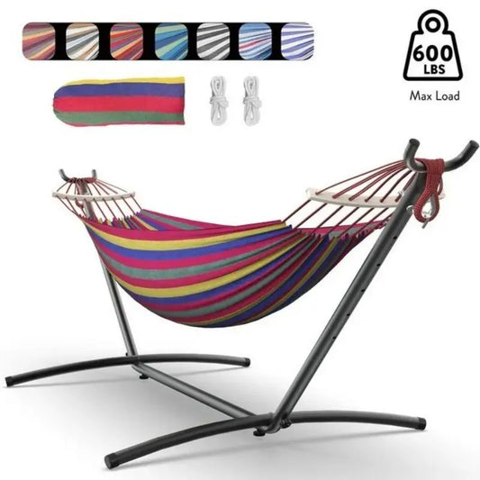 Gyroor Adjustable Hammock Stand With 600lb Capacity And Storage Bag