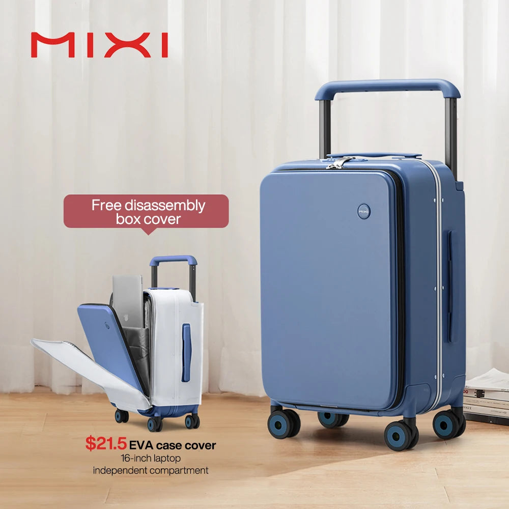 Mixi Unisex Hardside Luggage Cabin Case Spinner Wheels