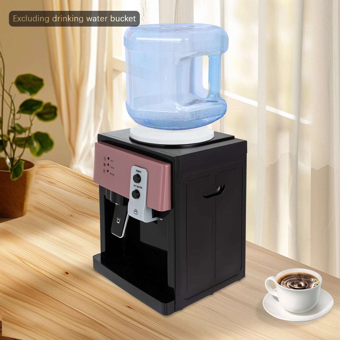 Countertop Hot Cold Water Dispenser One Hand Spout Burn Protection