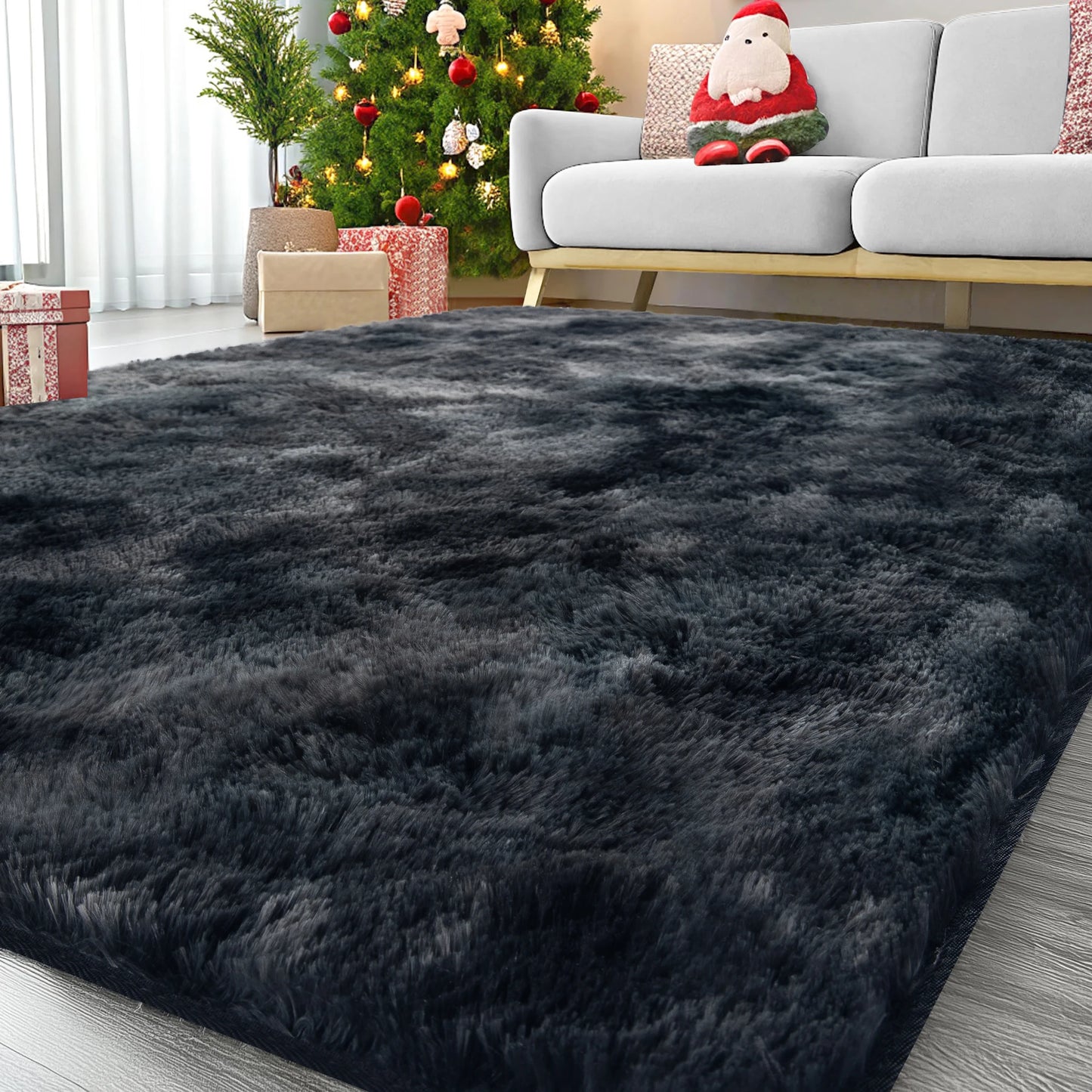 Ultra Soft Puffy Rug For Bedroom And Living Room Tufted Carpet