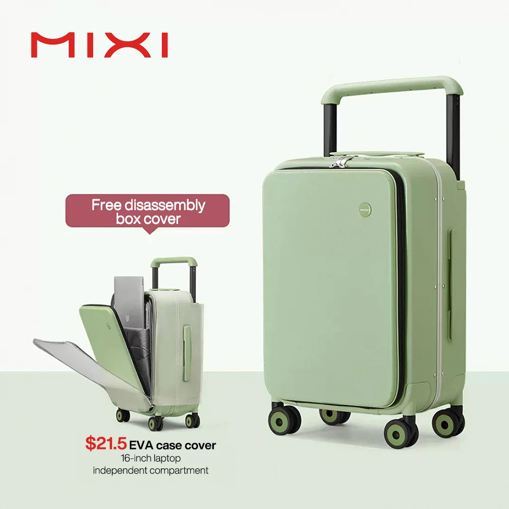 Mixi Unisex Hardside Luggage Cabin Case Spinner Wheels