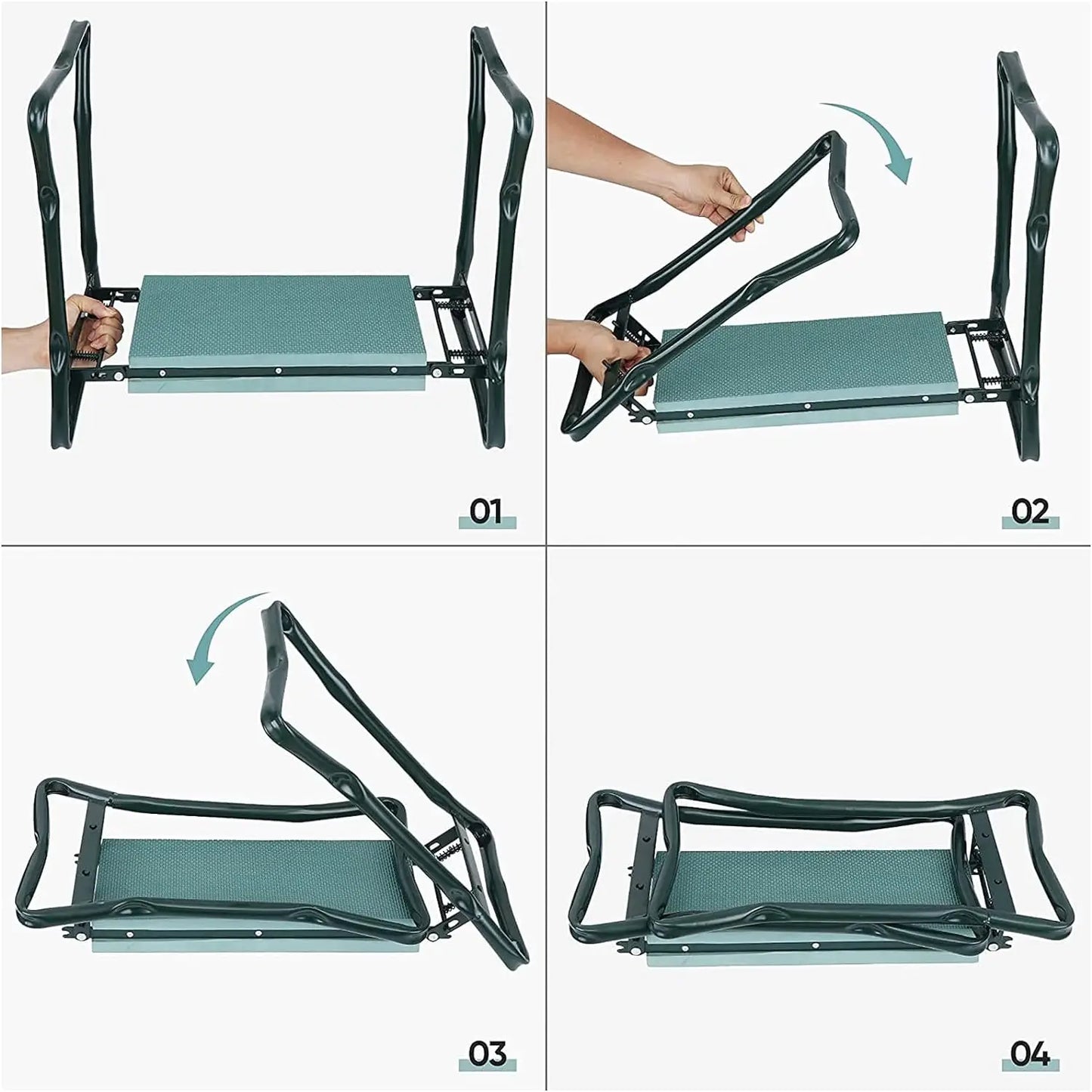 Garden Kneeler and Seat Upgraded Folding Bench For Outdoor Use