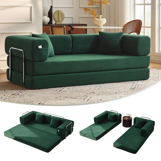 Convertible Sofa Bed With Pillows Corduroy Sleeper Sofa Frame