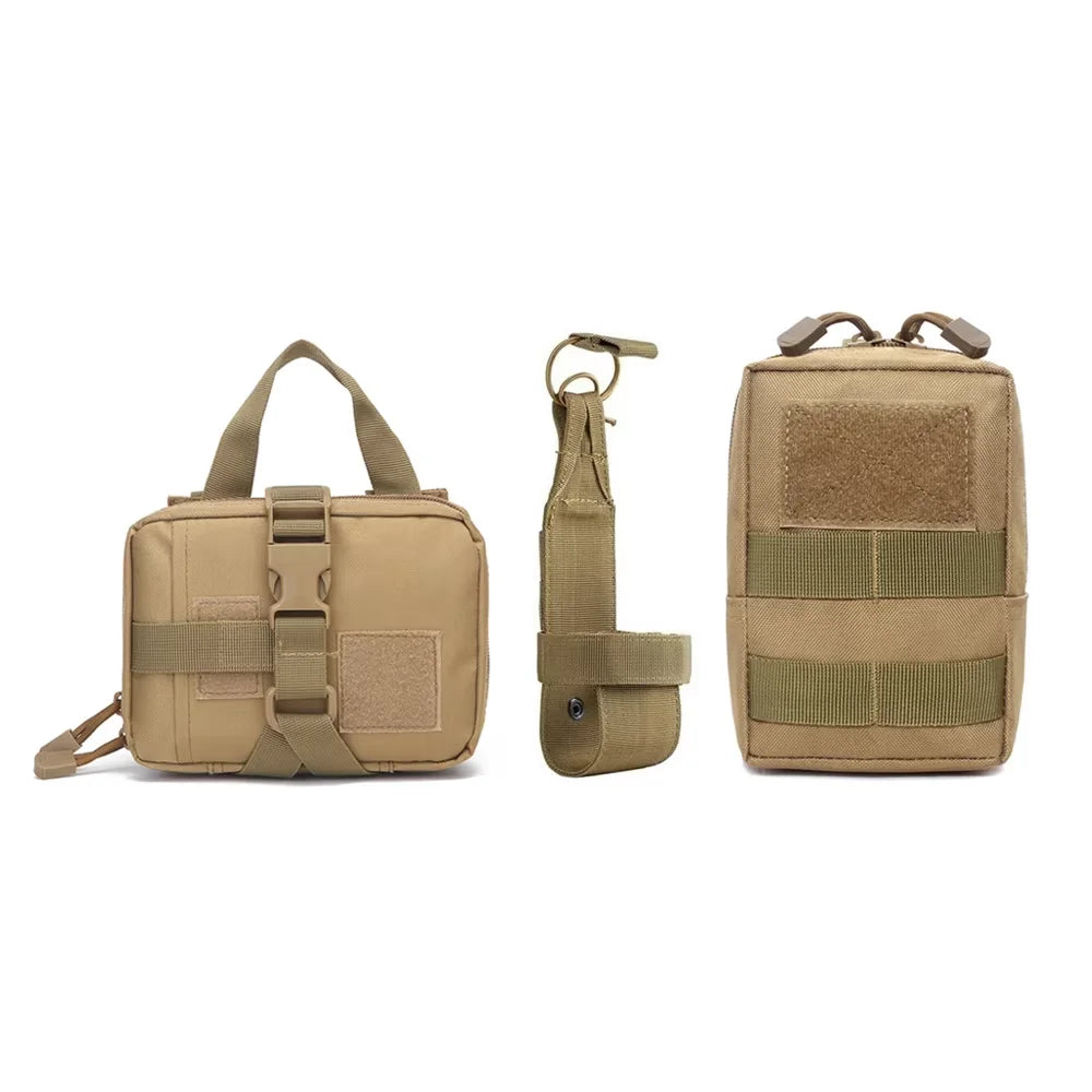 Dog Tactical Bags Set Molle Pouches For Harness Attachment Training