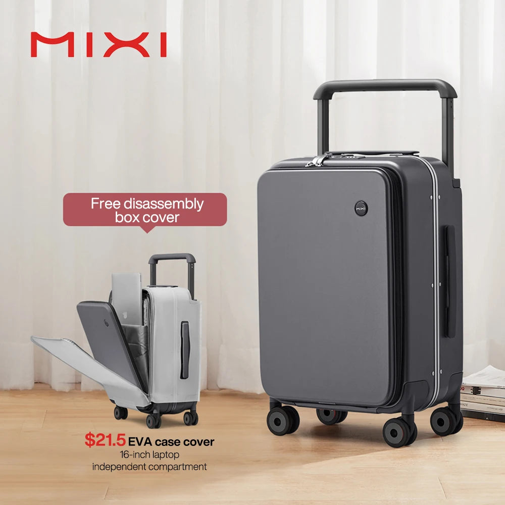 Mixi Unisex Hardside Luggage Cabin Case Spinner Wheels