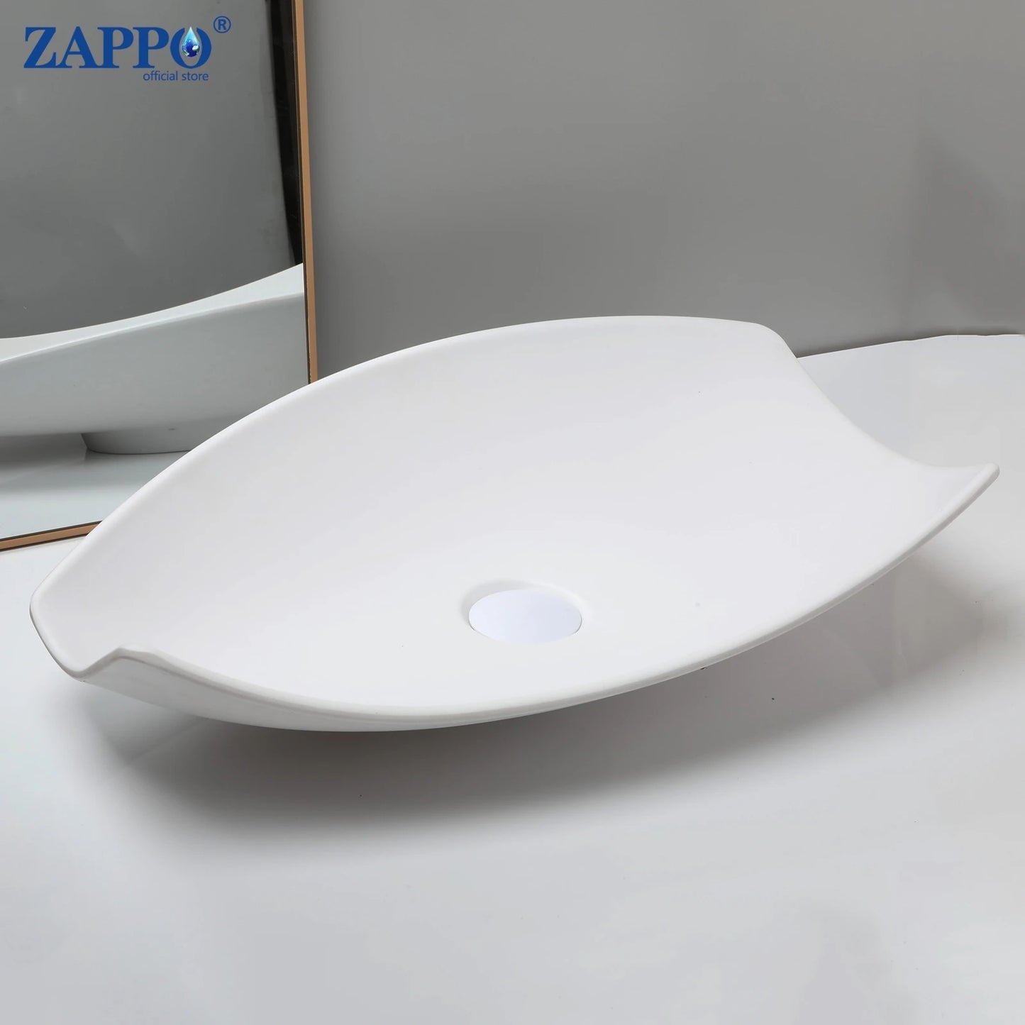 Mekkhalaa Stone Resin Above Counter Bathroom Vessel Sink