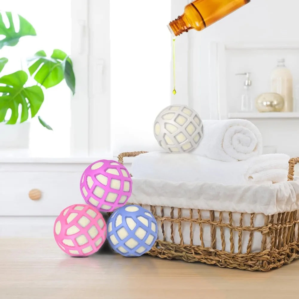 Patented Silicone Wool Dryer Balls Reduce Static and Drying Time