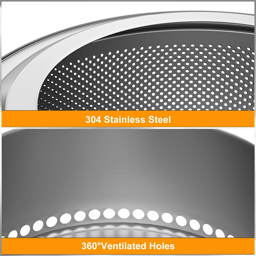 Smokeless Stainless Steel Outdoor Wood Burning Fire Pit