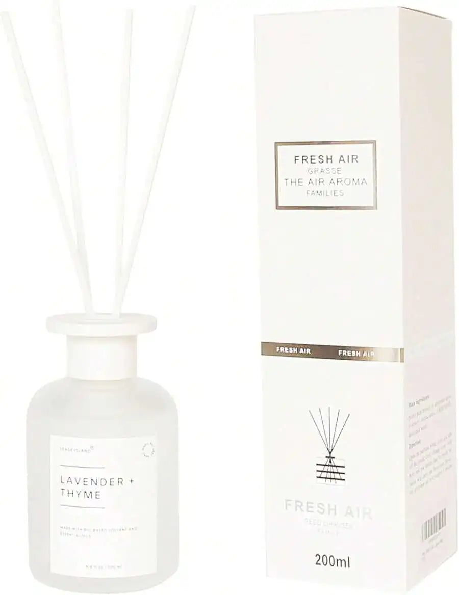 XMSJ Lavender Thyme Reed Diffuser Set With 5 Sticks
