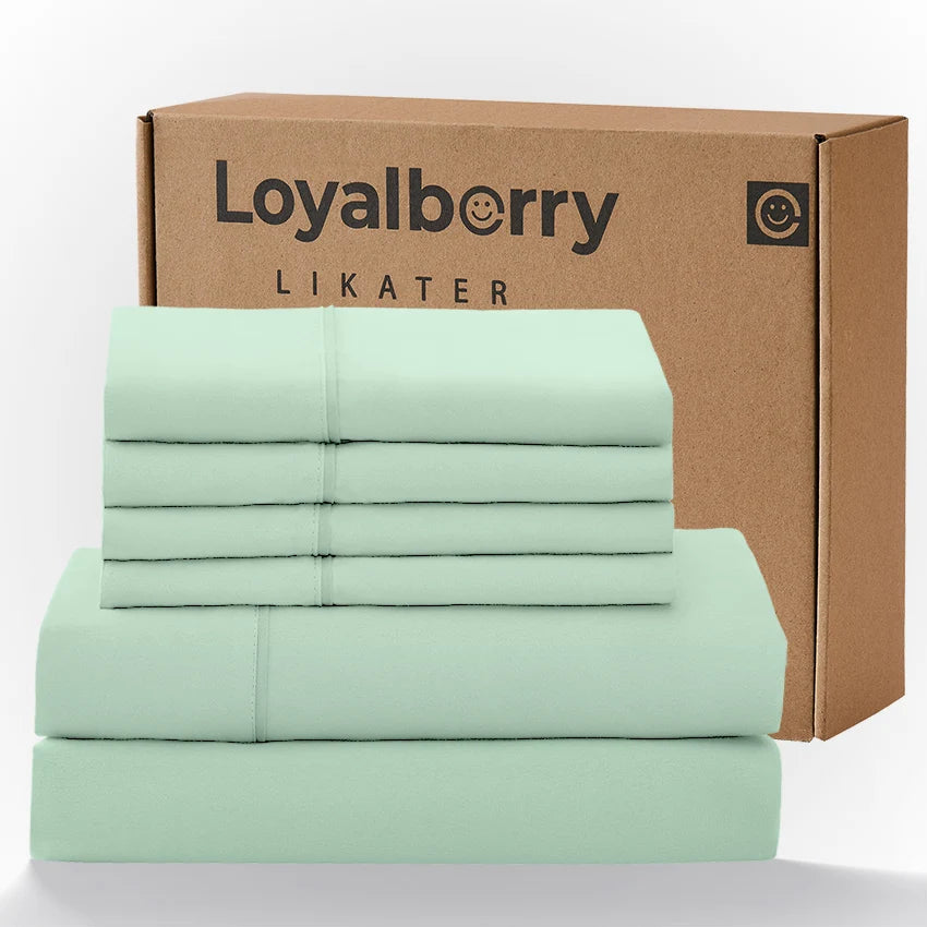 4 Piece Bedding Set With Double Sided Brushed Fabric And Easy Care Fitted Sheet