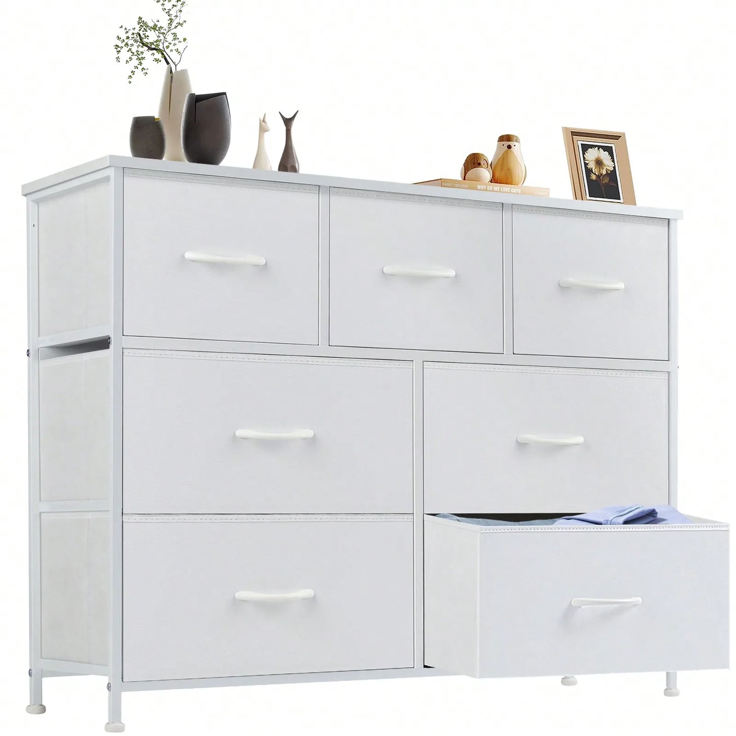Bedroom Fabric Drawer Organizer Chest With Seven Drawers Nursery