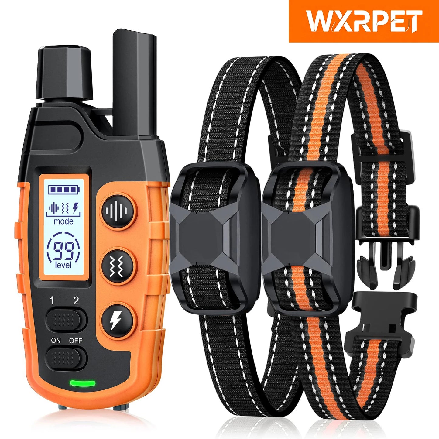 WXRPET Electric Dog Training Collar With Remote Control Waterproof Vibration