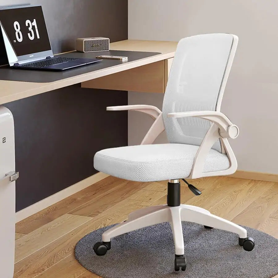 Office Chair Ergonomic Mesh Swivel Chair With Flip Up Arms