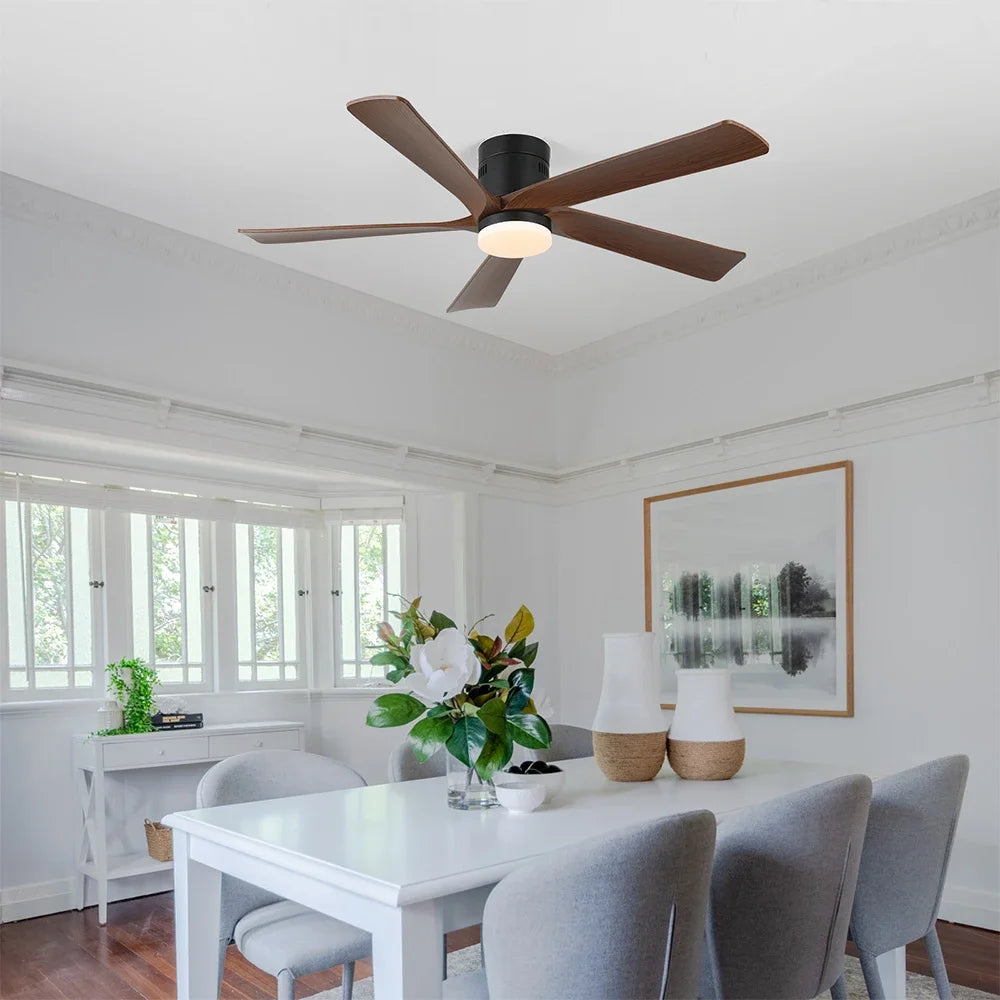 VETRULUS Modern Ceiling Fan Fandelier With Remote Control Dimming