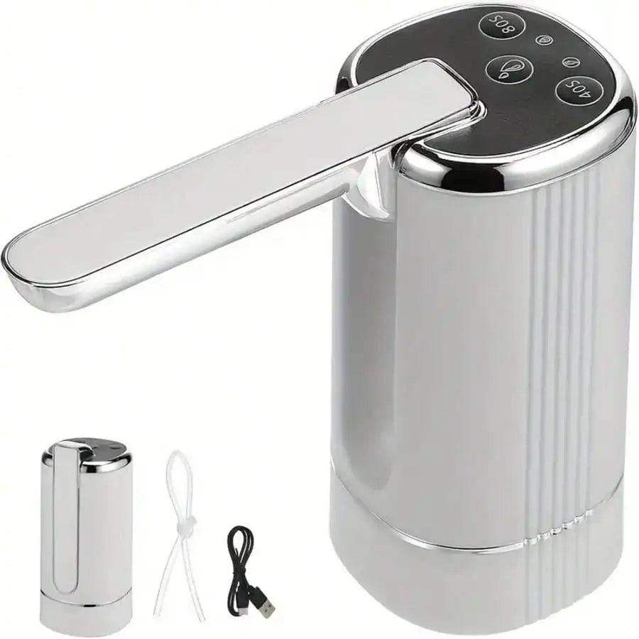 Electric Water Bottle Dispenser USB Rechargeable Pump For 3 To 5 Gallon Bottles