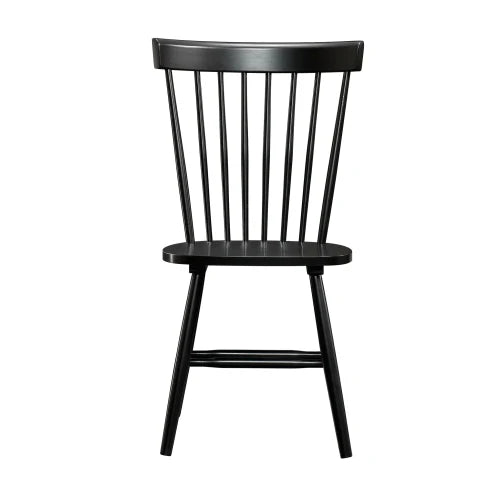 Retro Veneer Dining Chairs Set Solid Wood For Living And Bar
