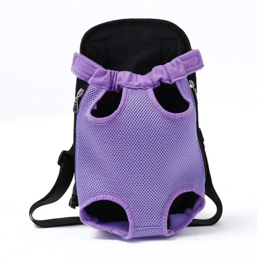 Adjustable Cat And Dog Carrier Backpack Double Shoulder Travel Bag
