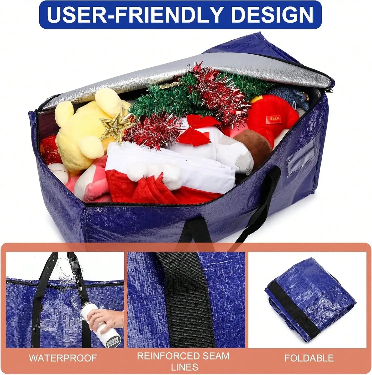 Heavy Duty Moving And Storage Bags With Backpack Straps Zippers And Handles
