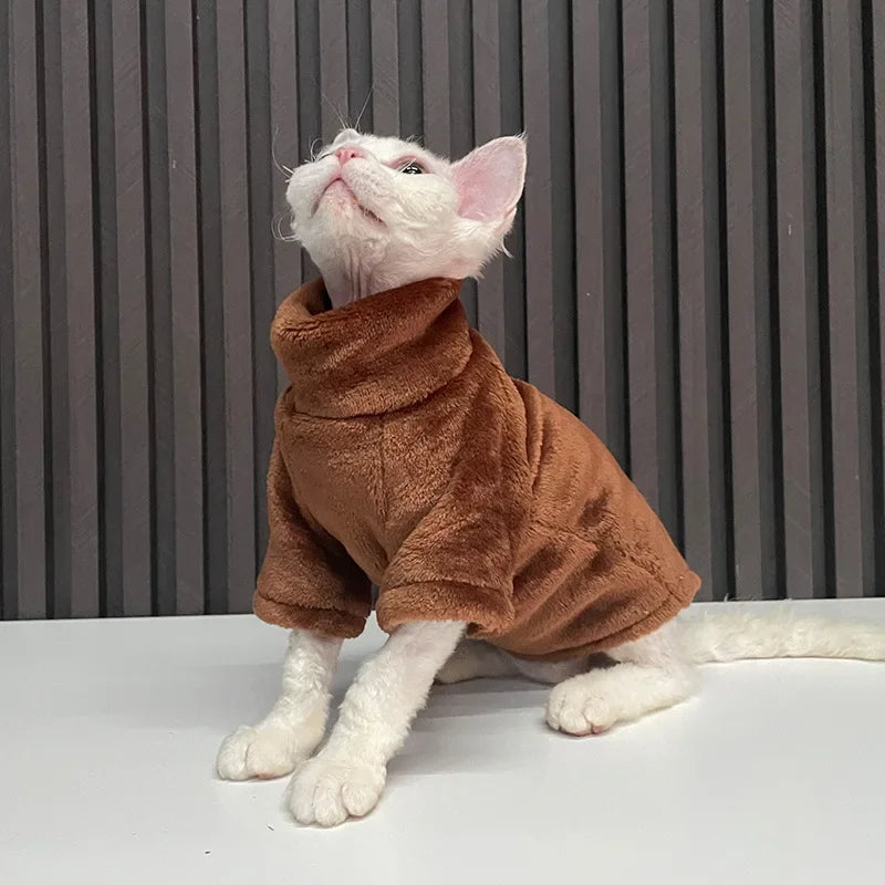 Wang Shan Meow Cat Hoodie Pullover For Sphynx Cats