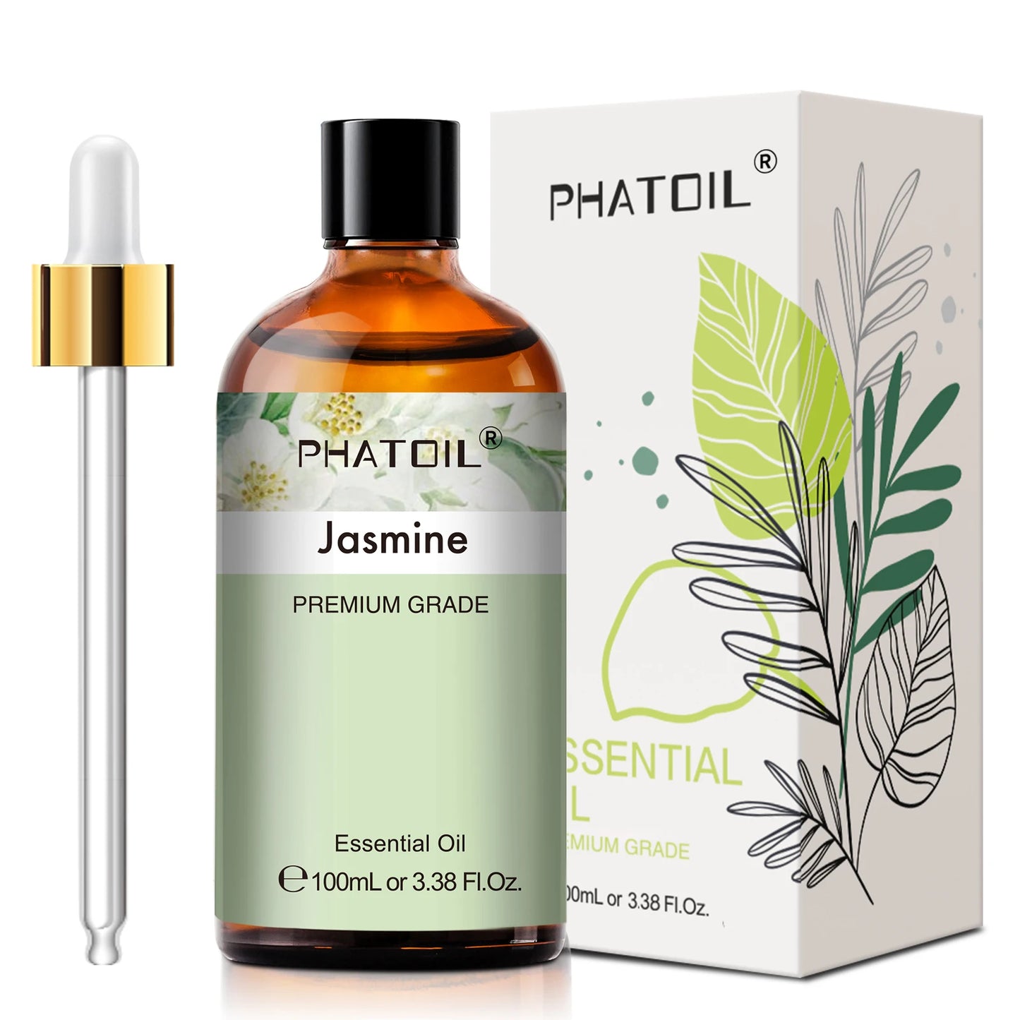 PHATOIL Lavender Jasmine Vanilla Sandalwood Sweet Orange Lemon Essential Oils