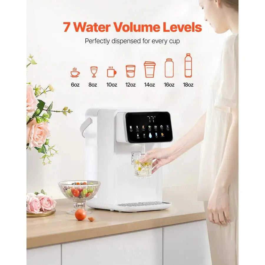 XMSJ Hot Water Dispenser Countertop With 7 Temperature Settings