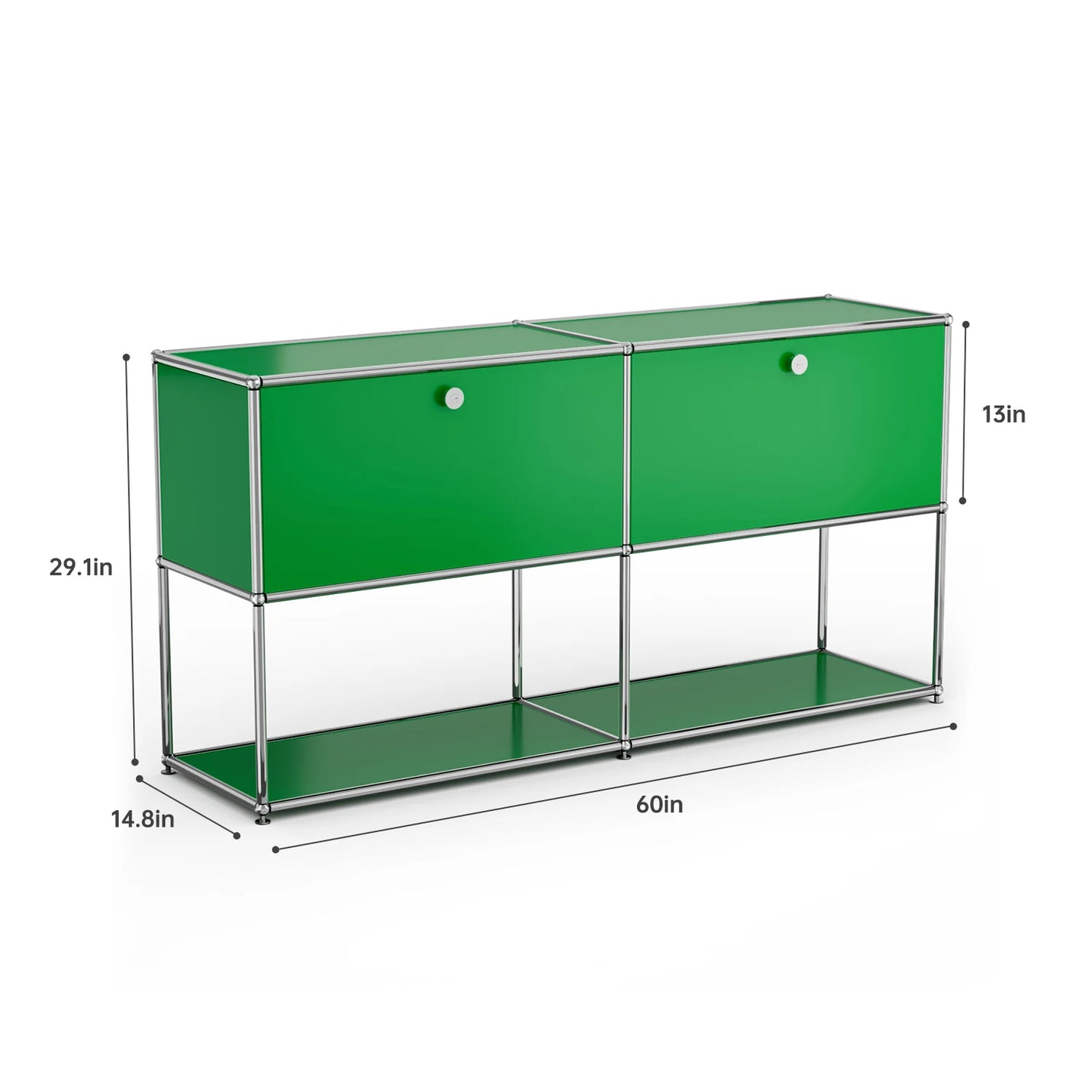Stainless Steel Storage Cabinet Sideboard For Living Room