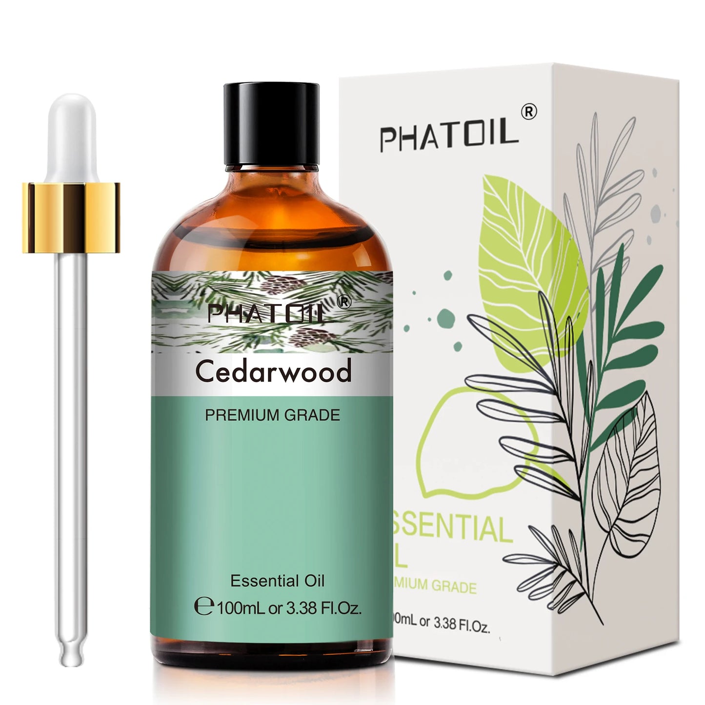 PHATOIL Lavender Jasmine Vanilla Sandalwood Sweet Orange Lemon Essential Oils