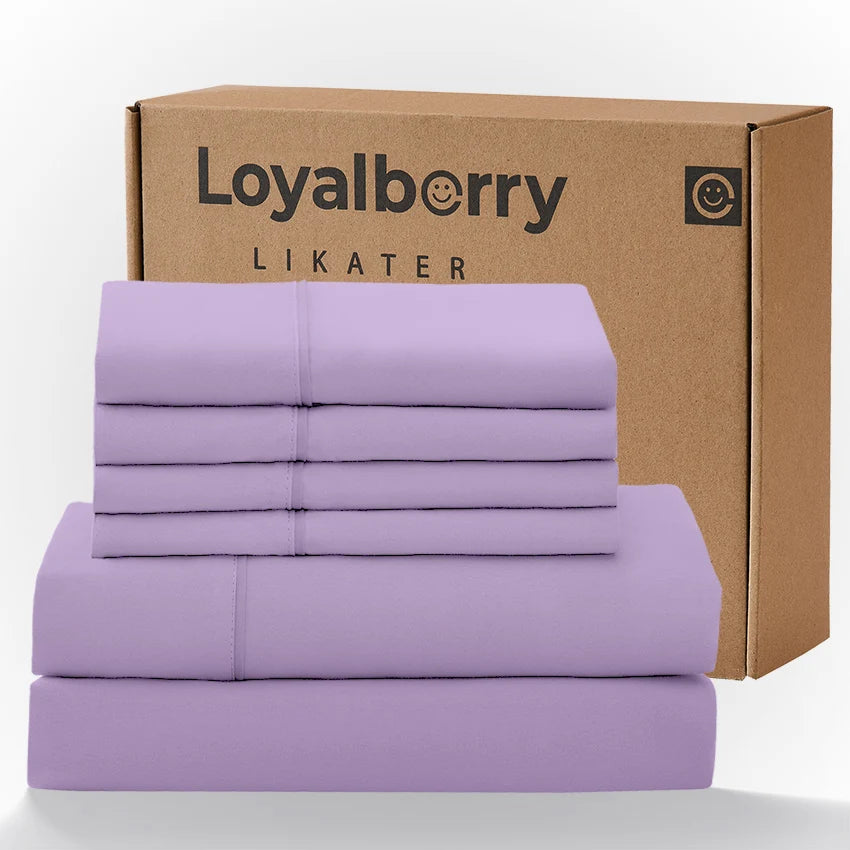 4 Piece Bedding Set With Double Sided Brushed Fabric And Easy Care Fitted Sheet