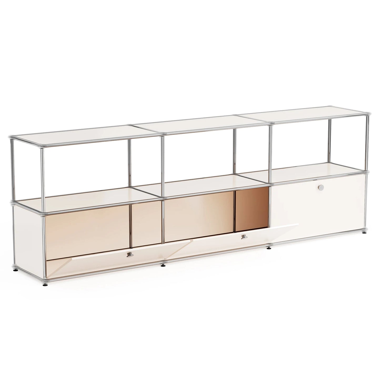 Stainless Steel Storage Cabinet Sideboard For Living Room