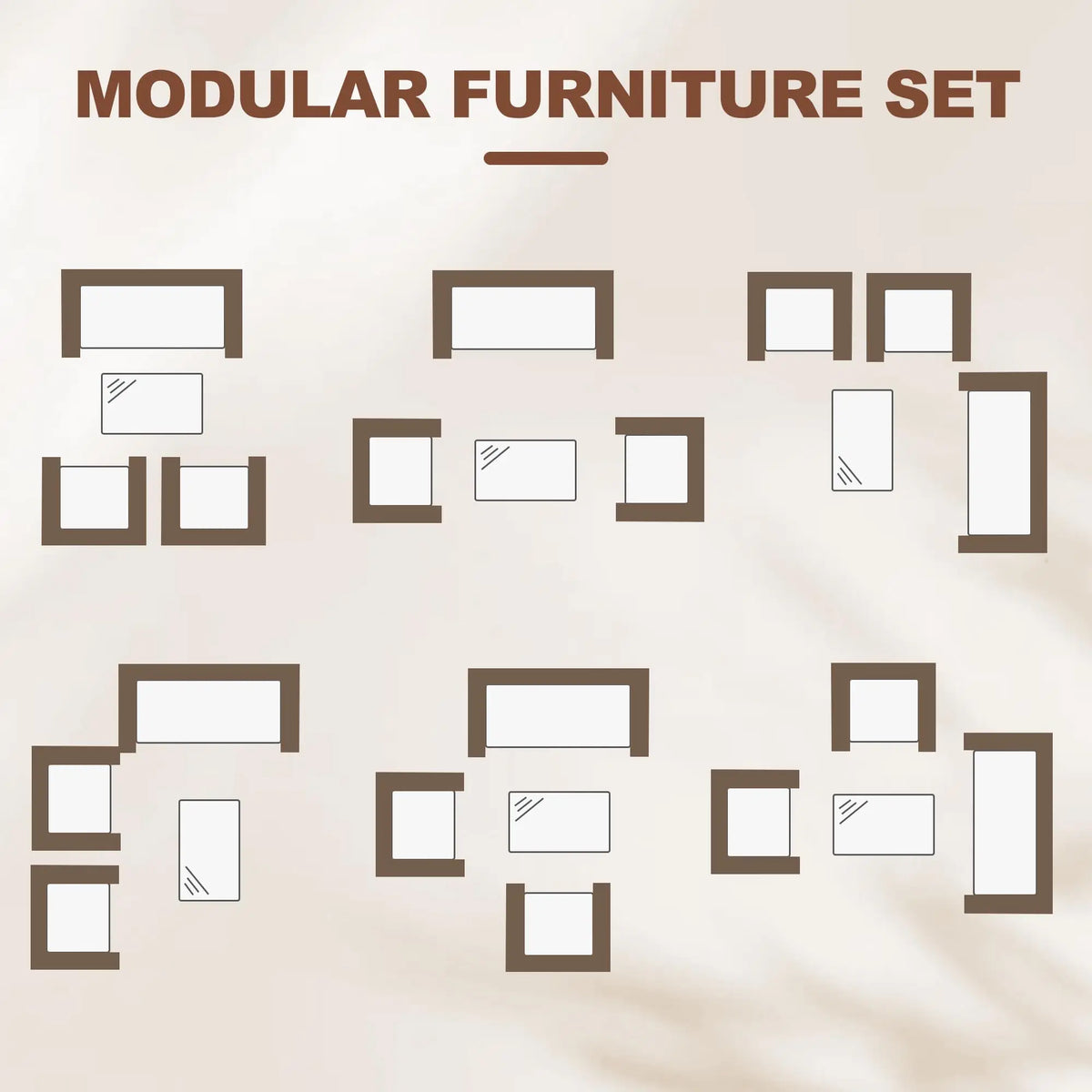 HiMISS Outdoor Rattan Patio Furniture Set With Cushions And Glass Table