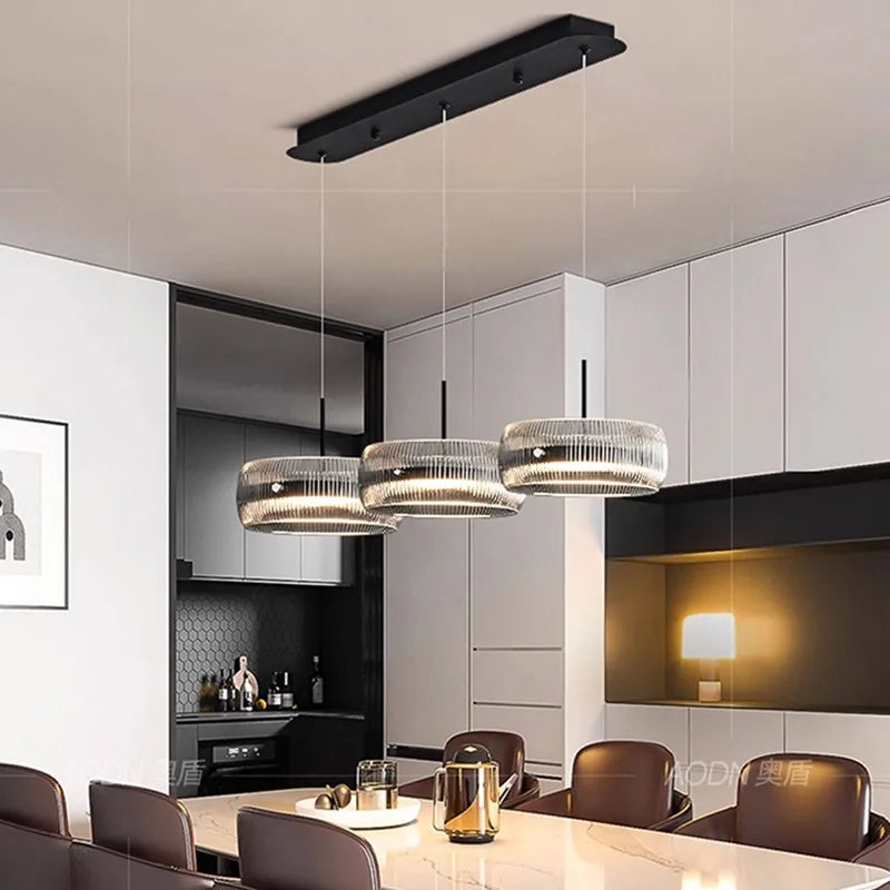 Gbbmade Modern LED Ring Pendant Light Chandelier for Living Room