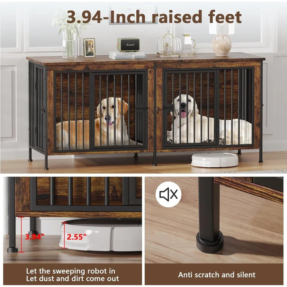 Dog Crate Furniture Heavy Duty Kennel For Small Large Dogs