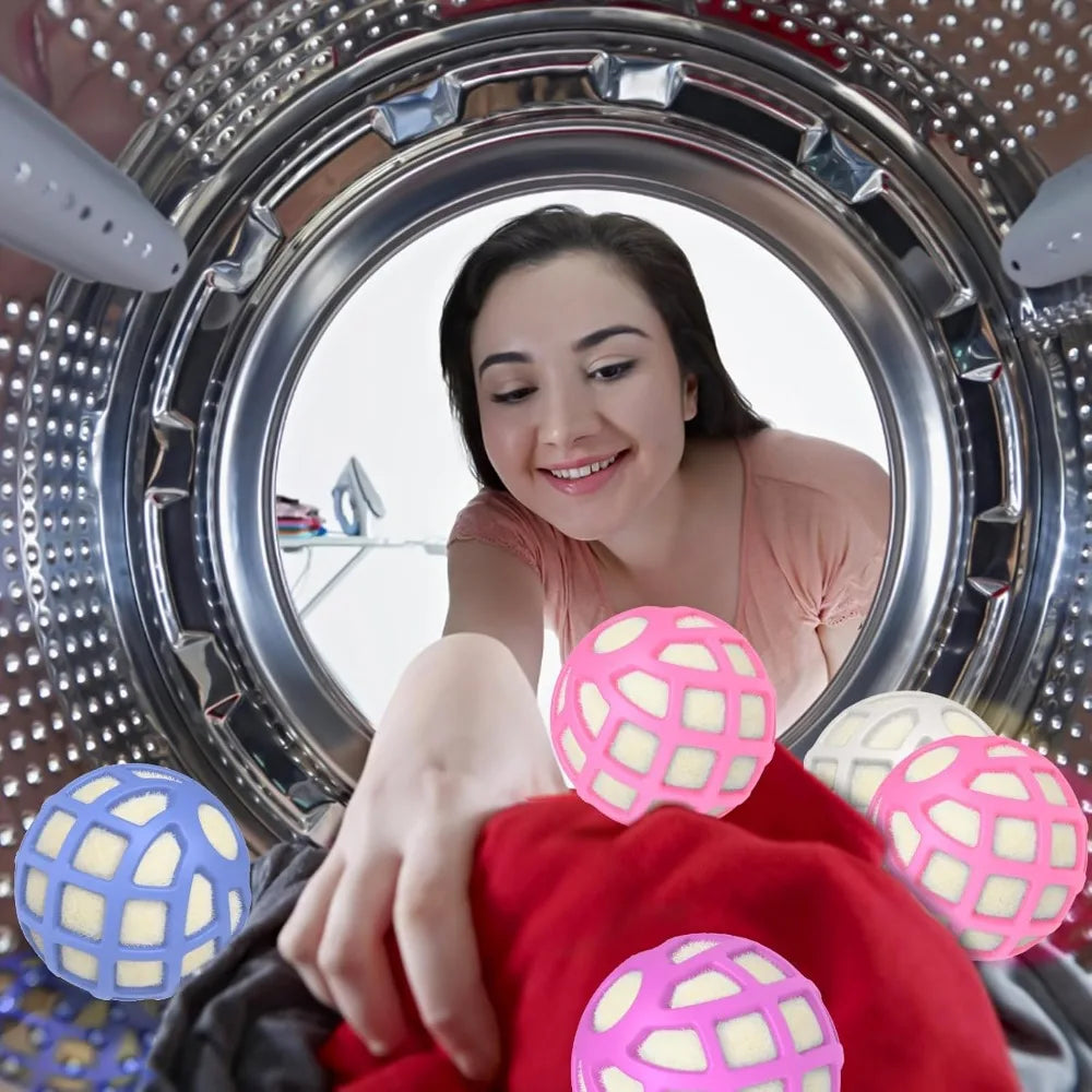 Patented Silicone Wool Dryer Balls Reduce Static and Drying Time
