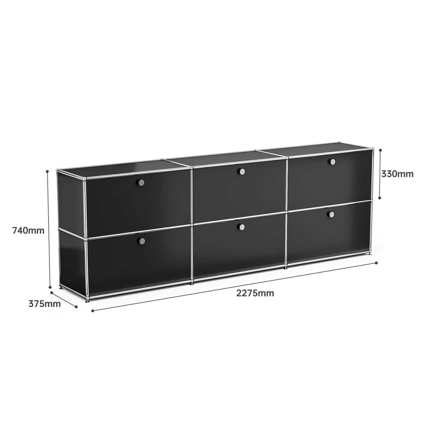 Stainless Steel Storage Cabinet Sideboard For Living Room