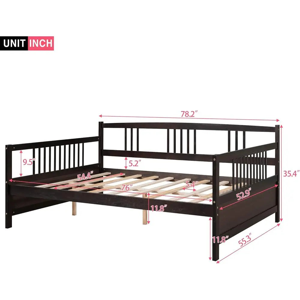 Modern Multifunctional Sofa Bed With Sturdy Slat Support