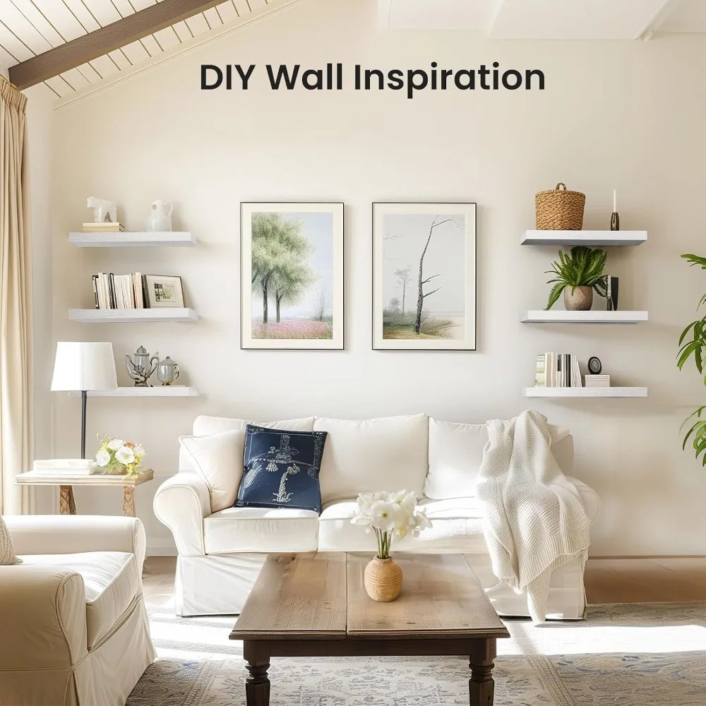 Floating Shelves Set Of 3 With Invisible Brackets Home Decor