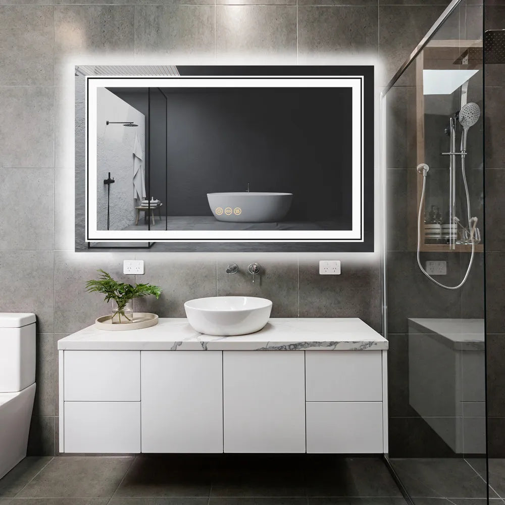 Luvodi Full Length Illuminated Mirror With Touch Sensor Control