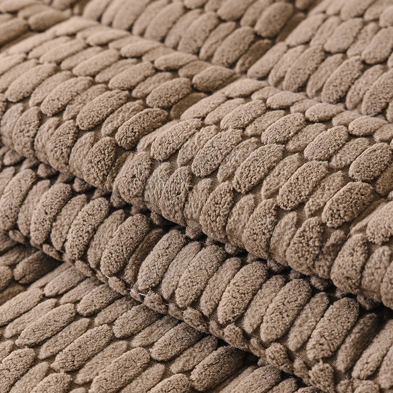 Thick Plush Sofa Seat Cover Non Slip Warm Couch Protector