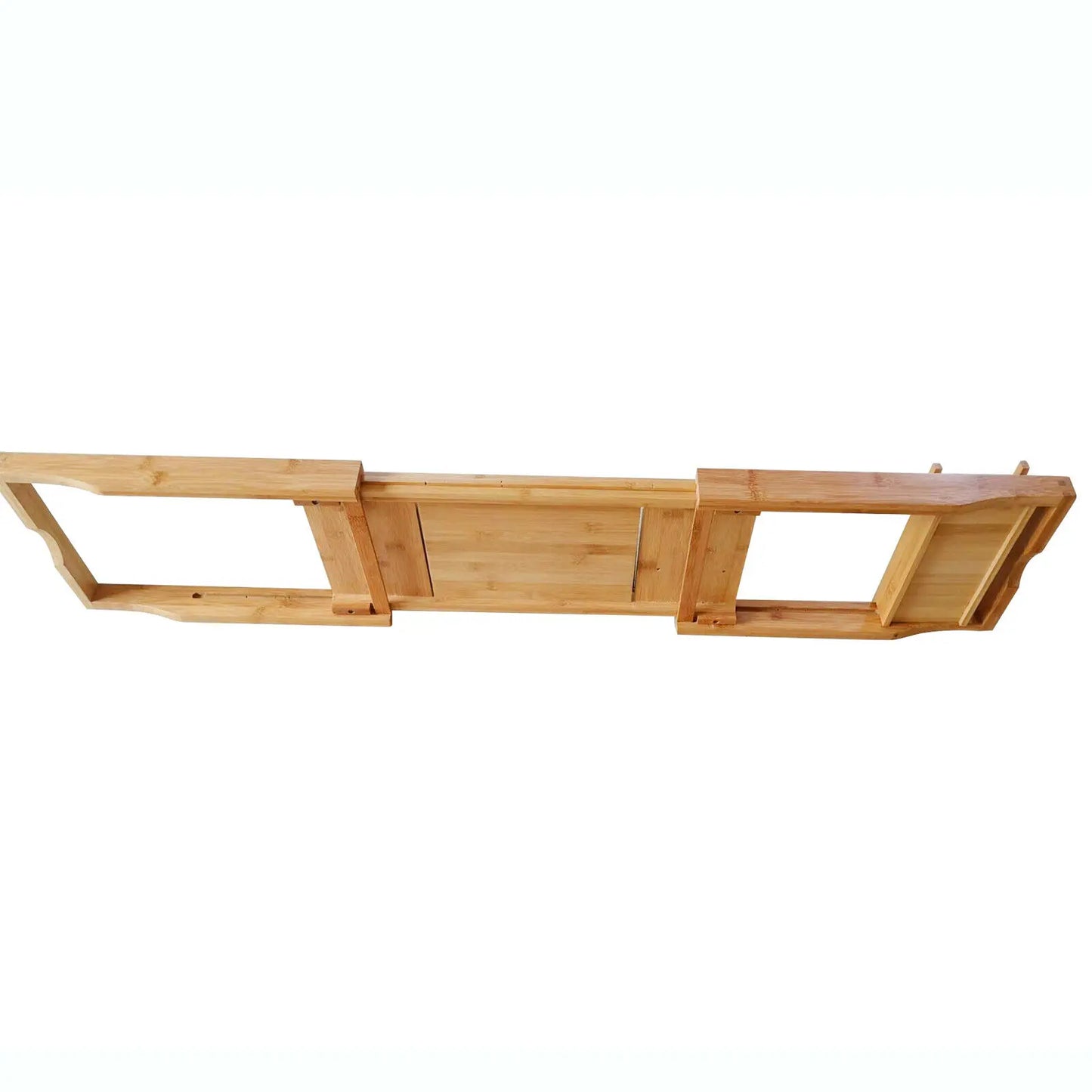 Bamboo Bath Tray Caddy For Tub Over Tub Shelf Holder