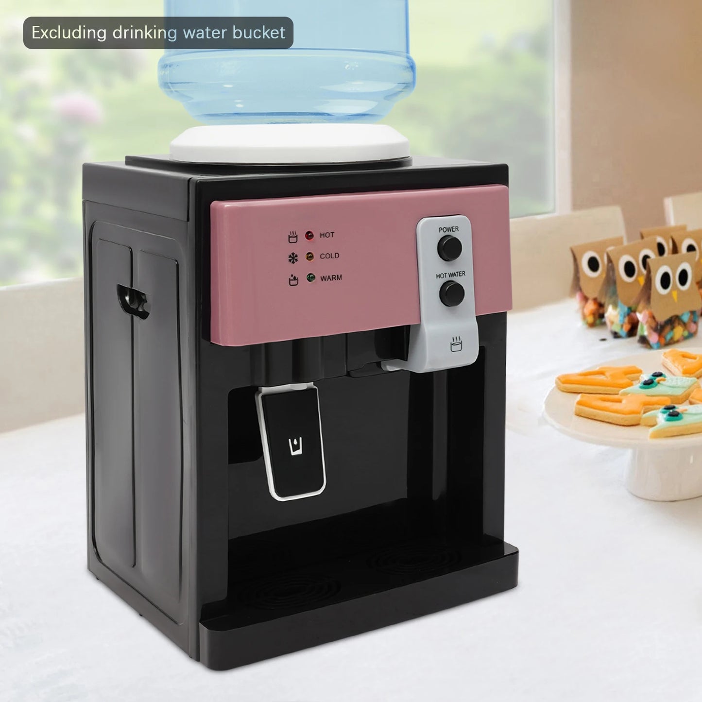 Countertop Hot Cold Water Dispenser One Hand Spout Burn Protection