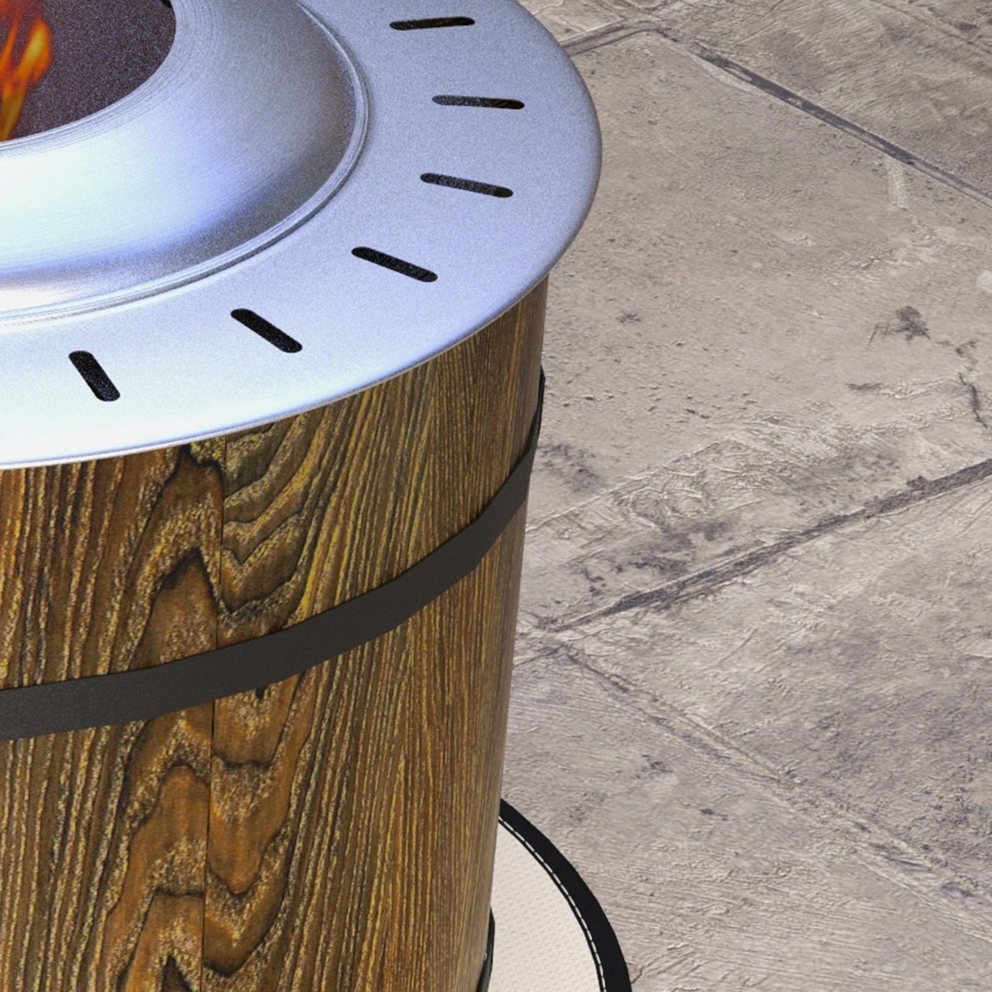 Smokeless Double Combustion Outdoor Wood Burning Fire Pit