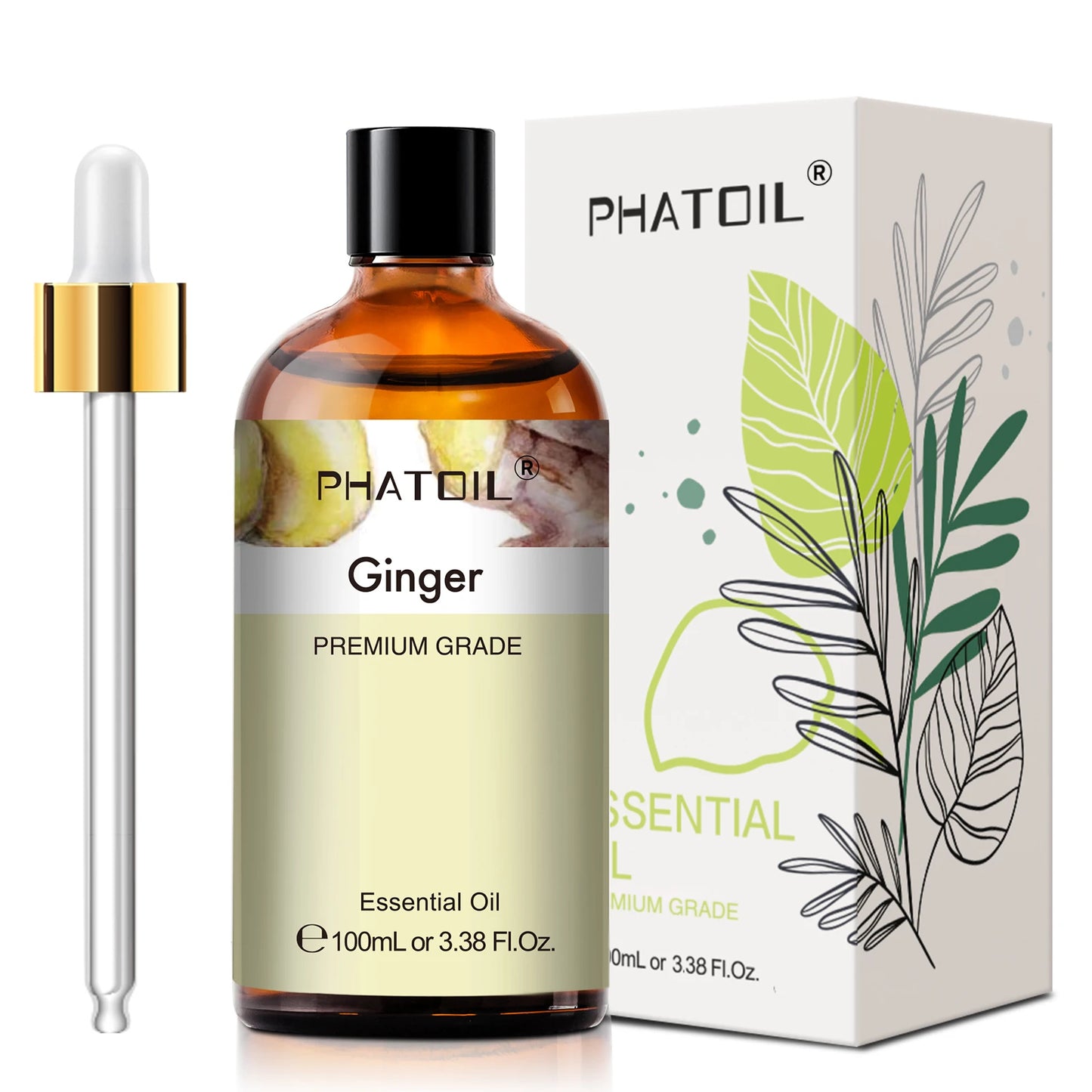 PHATOIL Lavender Jasmine Vanilla Sandalwood Sweet Orange Lemon Essential Oils