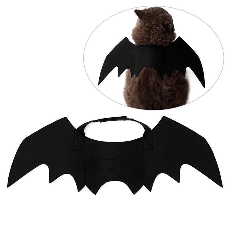 Halloween Bat Wings Pet Harness Costume for Cat and Dog