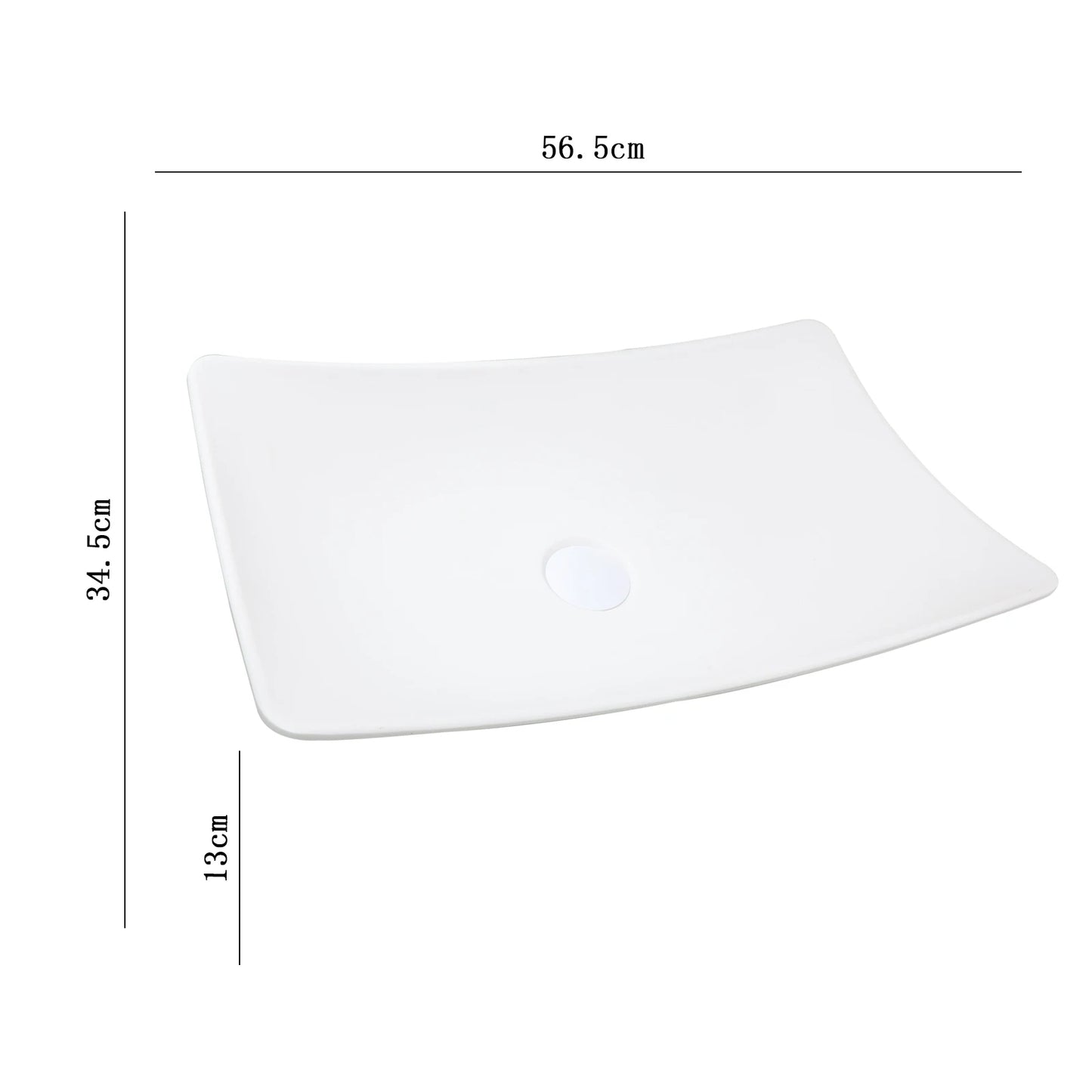 Mekkhalaa Stone Resin Above Counter Bathroom Vessel Sink