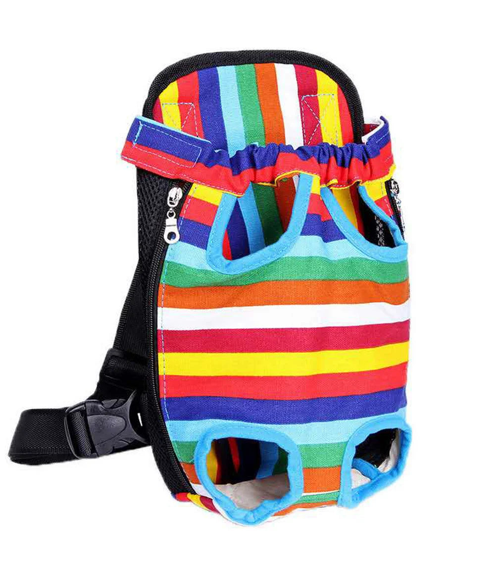 Adjustable Cat And Dog Carrier Backpack Double Shoulder Travel Bag